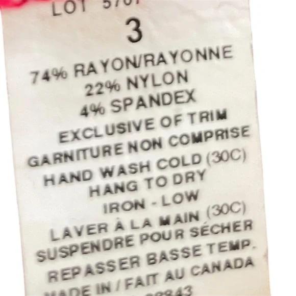 Eclipse Vibrant Hot Pink Pencil Skirt - Picture 3 of 4